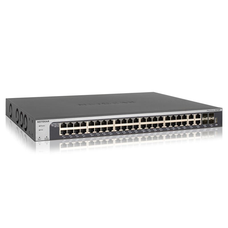 NETGEAR XS748T-100NES network switch Managed L2+/L3 10G Ethernet (100/1000/10000) Black